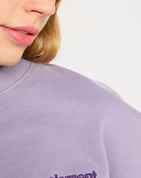 Sweat 100% Coton Bio Ferring Crew violet