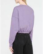 Sweat 100% Coton Bio Ferring Crew violet