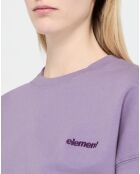 Sweat 100% Coton Bio Ferring Crew violet