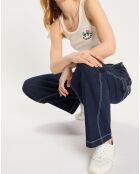 Crop-Top 100% Coton Bio Tank Smile écru