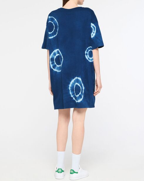 Robe t-shirt Szyget Circles tie & dye bleu marine