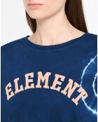 Robe t-shirt Szyget Circles tie & dye bleu marine