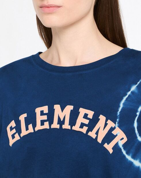 Robe t-shirt Szyget Circles tie & dye bleu marine