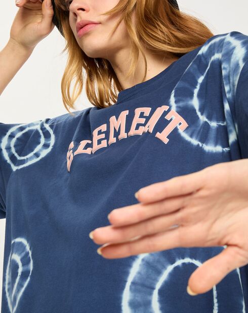 Robe t-shirt Szyget Circles tie & dye bleu marine
