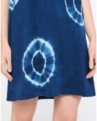 Robe t-shirt Szyget Circles tie & dye bleu marine