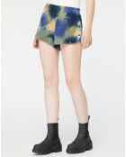 Short Ferring tie & dye multicolore