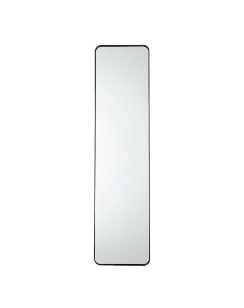 Miroir de Porte noir - 30x1.5x120 cm