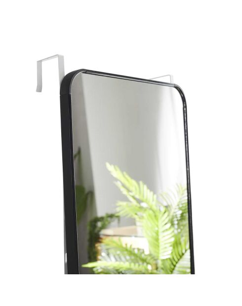Miroir de Porte noir - 30x1.5x120 cm