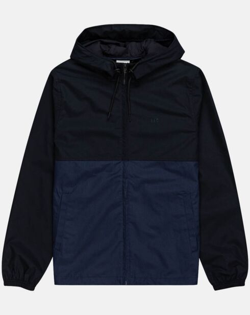 Blouson léger Alder bicolore bleu marine/noir