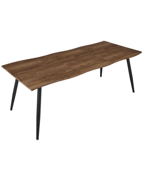Table Extensible 6 à 8 Personnes Forest First marron/noir - 210x90x75 cm
