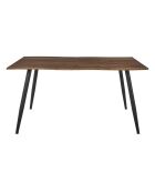 Table Extensible 6 à 8 Personnes Forest First marron/noir - 210x90x75 cm