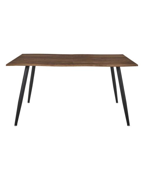 Table Extensible 6 à 8 Personnes Forest First marron/noir - 210x90x75 cm