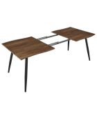 Table Extensible 6 à 8 Personnes Forest First marron/noir - 210x90x75 cm