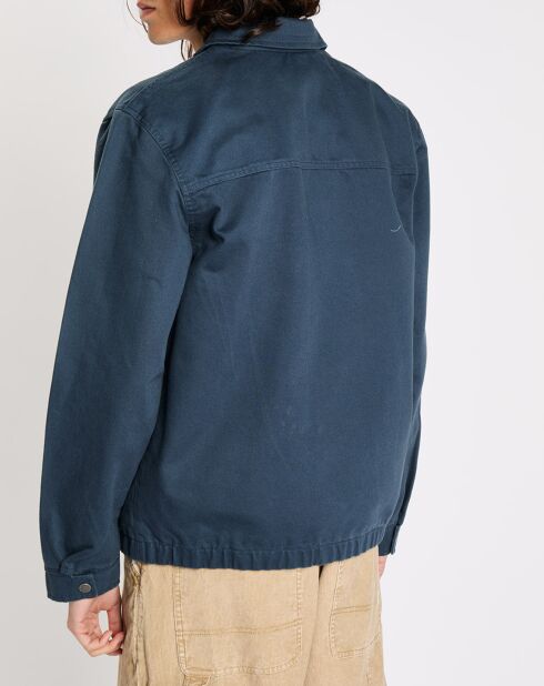 Veste droite Parker bleu foncé