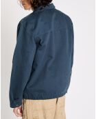 Veste droite Parker bleu foncé