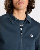 Veste droite Parker bleu foncé