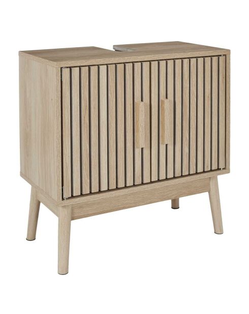 Klaus brauner Waschtischunterschrank - 60x30x70 cm