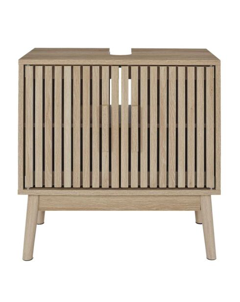 Klaus brauner Waschtischunterschrank - 60x30x70 cm