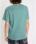 T-Shirt 100% Coton Bio Regular Fit Basic Pocket bleu clair