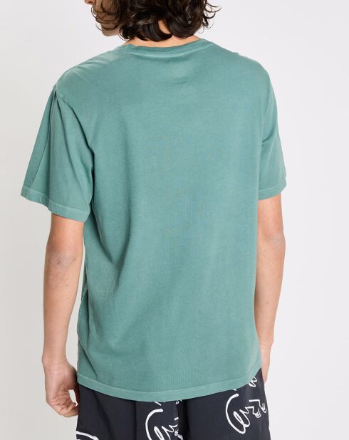 T-Shirt 100% Coton Bio Regular Fit Basic Pocket bleu clair