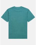 T-Shirt 100% Coton Bio Regular Fit Basic Pocket bleu clair