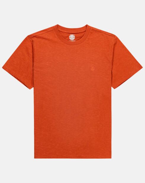 T-Shirt Crail Orange in normaler Passform aus 100% Bio-Baumwolle