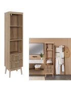 Säule 2 Schubladen Klaus braun - 40x30x160 cm