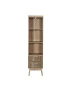 Säule 2 Schubladen Klaus braun - 40x30x160 cm