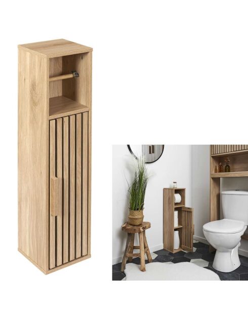 Klaus Brown Toilettenpapierrollenschrank, 20 x 19 x 78 cm