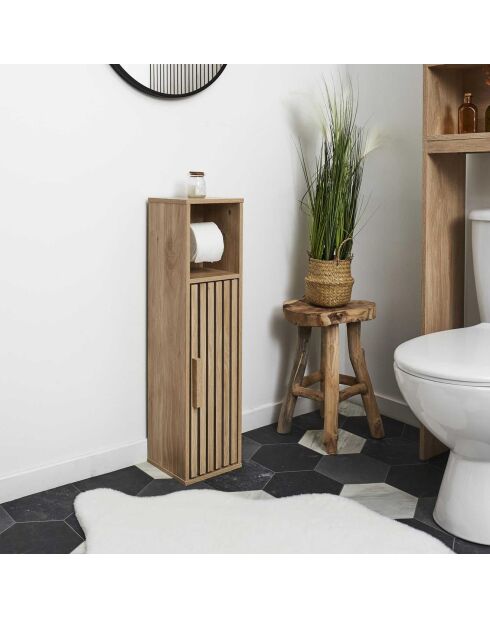 Klaus Brown Toilettenpapierrollenschrank, 20 x 19 x 78 cm