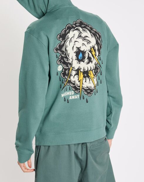 Sudadera Angry Clouds azul claro