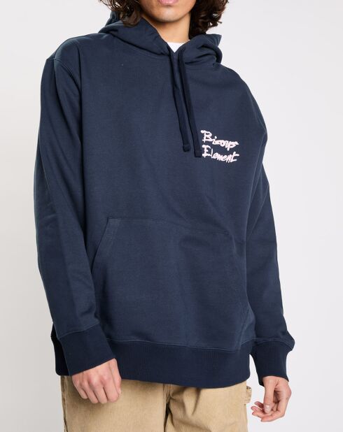 Sweat en Coton Bio mélangé Element x Bisous Au Soleil bleu marine