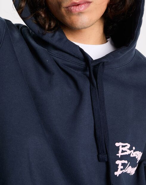 Sweat en Coton Bio mélangé Element x Bisous Au Soleil bleu marine