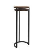2 Sellettes Gigogne noir/marron