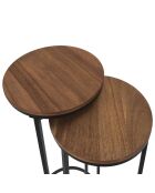 2 Sellettes Gigogne noir/marron