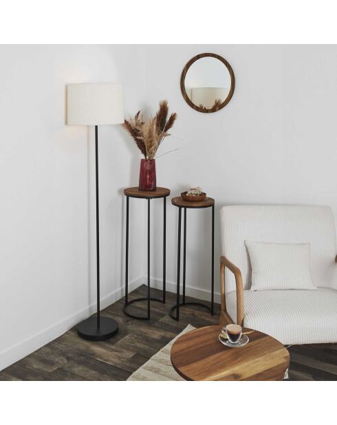 2 Sellettes Gigogne noir/marron