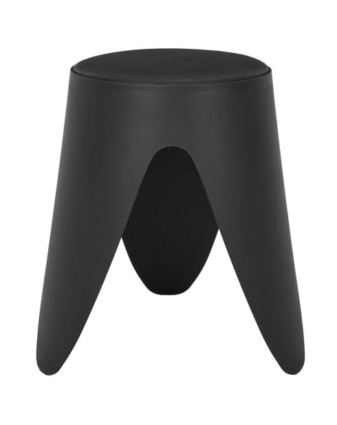 Tabouret Eve noir - 30x30x46 cm