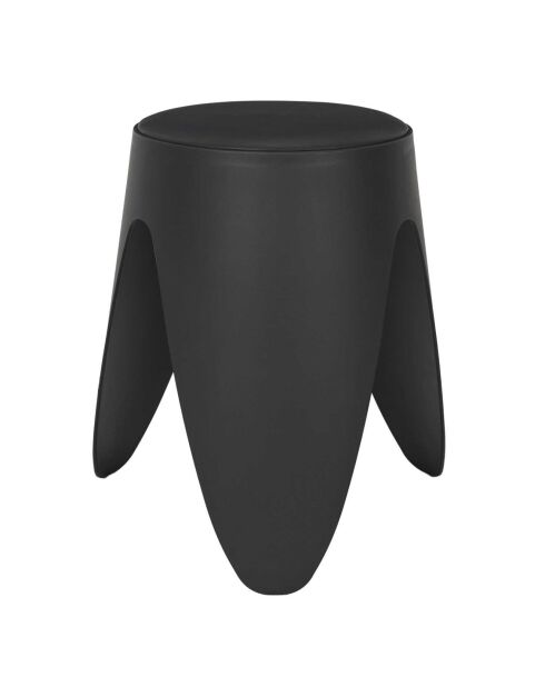 Tabouret Eve noir - 30x30x46 cm