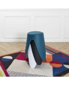Tabouret Eve noir - 30x30x46 cm
