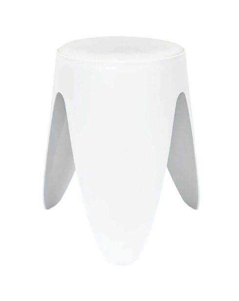 Tabouret Eve blanc - 30x30x46 cm
