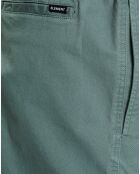 Short ample Valley Twill bleu canard