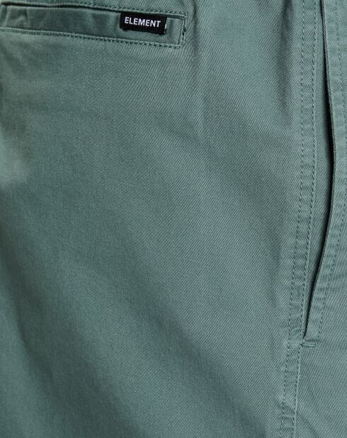 Short ample Valley Twill bleu canard