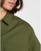 Chemise ample Square kaki foncé