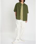 Chemise ample Square kaki foncé