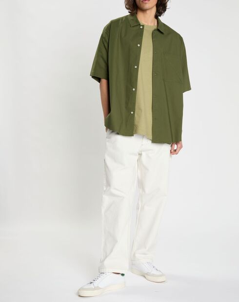 Chemise ample Square kaki foncé