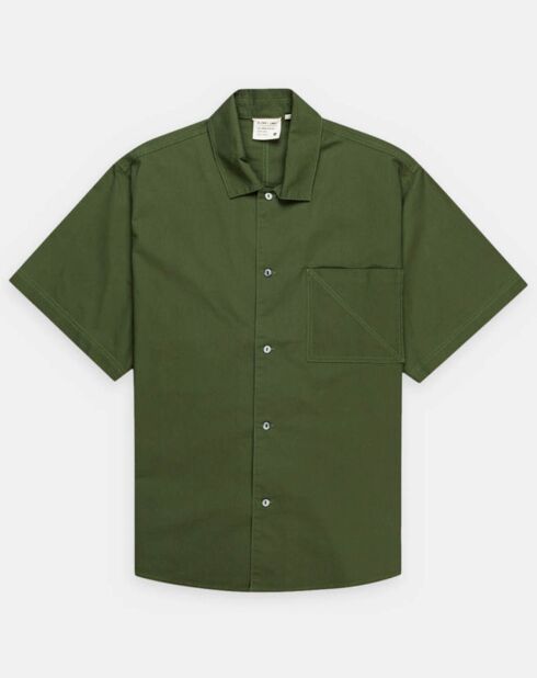 Chemise ample Square kaki foncé