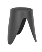 Tabouret Eve gris - 30x30x46 cm