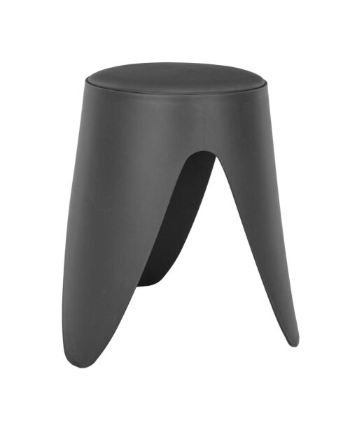 Tabouret Eve gris - 30x30x46 cm