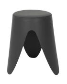 Tabouret Eve gris - 30x30x46 cm