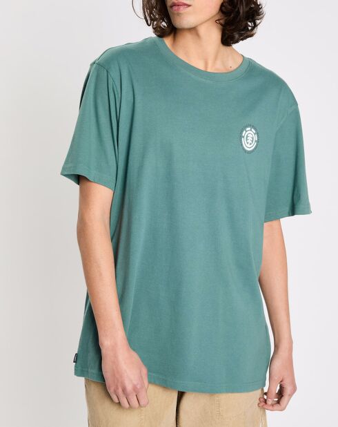 T-Shirt 100% Coton Bio Regular Fit Seal bleu vert